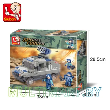 Конструктор Sluban M38-B0203 Бронированный хаммер (265 деталей) картинка 9